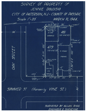Blueprint of Summer Street office