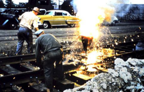 Men welding at colgate-palmolive in Jersey City