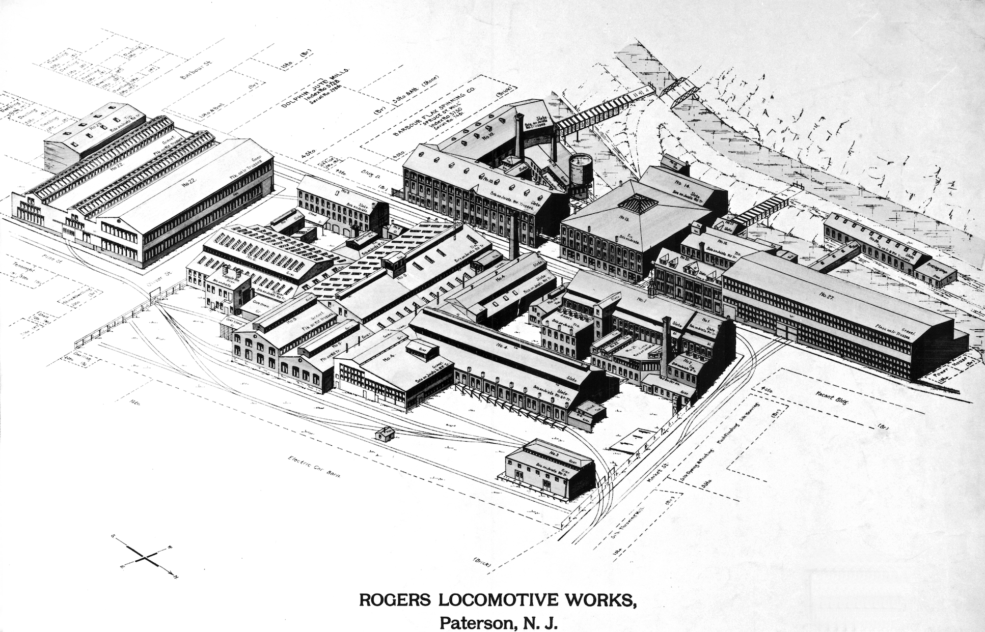 Drawing of of Roger's Locomotive