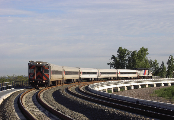 Train approaching on track