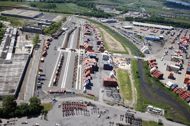 Marine terminal birds eye view