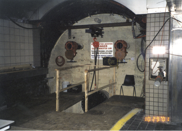 inside dark facility