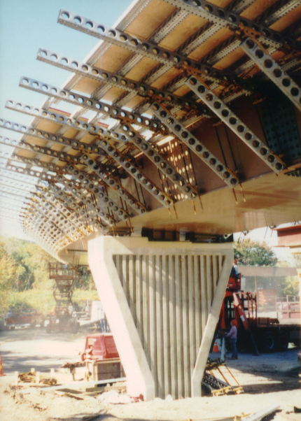 Lackawanna ave bridge under construction